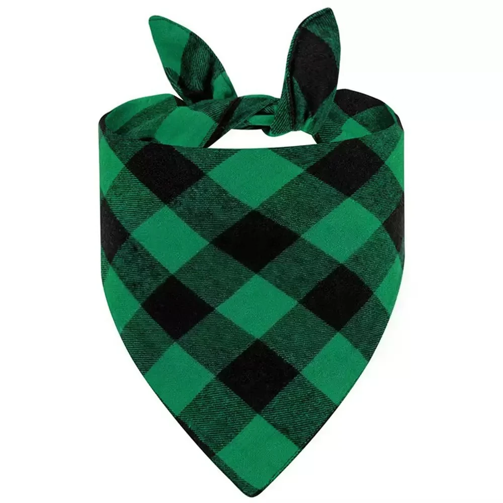 The 'Heritage' Brushed Cotton Buffalo Plaid Bandana